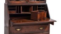 A Federal Style Mahogany Secretary Bookcase