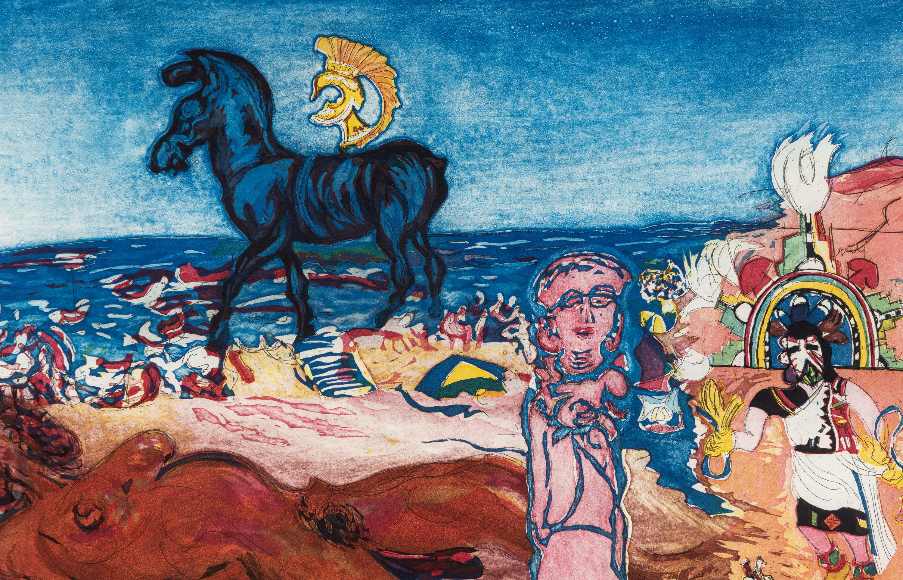 Malcolm Morley (British, 1931-2018) — Cradles of Civilization and Return of Ulysses (Two works from The Fallacies of Enoch ), 1984