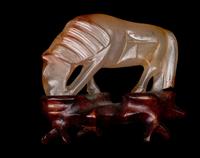 Four Chinese Hardstone Articles