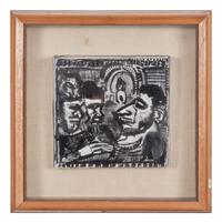 Réincarnation du Père Ubu (Woodcut Block) , 1932