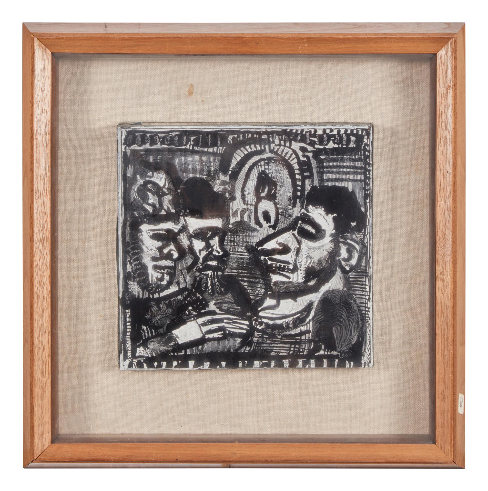 Réincarnation du Père Ubu (Woodcut Block) , 1932