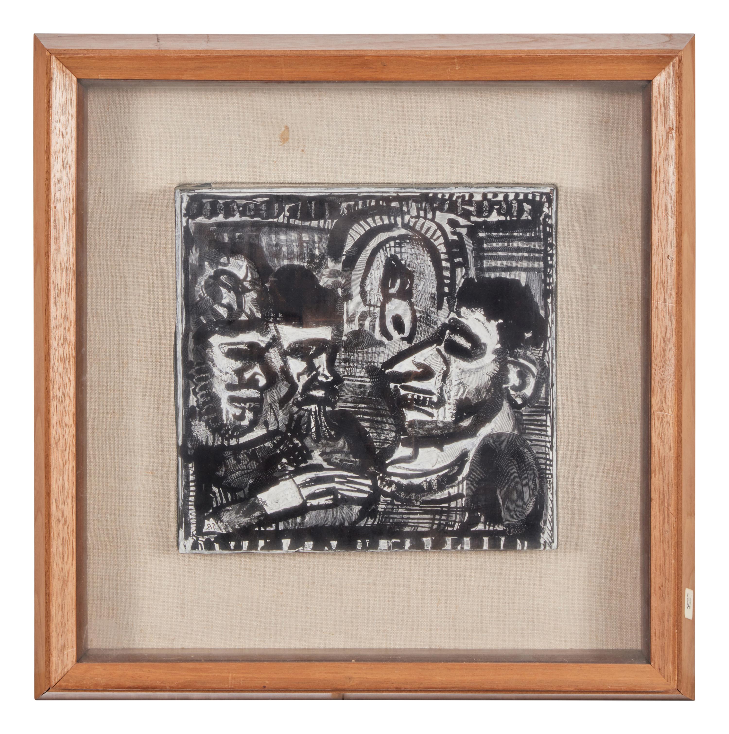 Réincarnation du Père Ubu (Woodcut Block) , 1932