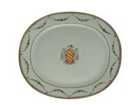 A Chinese Export Porcelain Armorial Platter