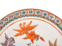 Three Chinese Export Famille Rose Porcelain Plates