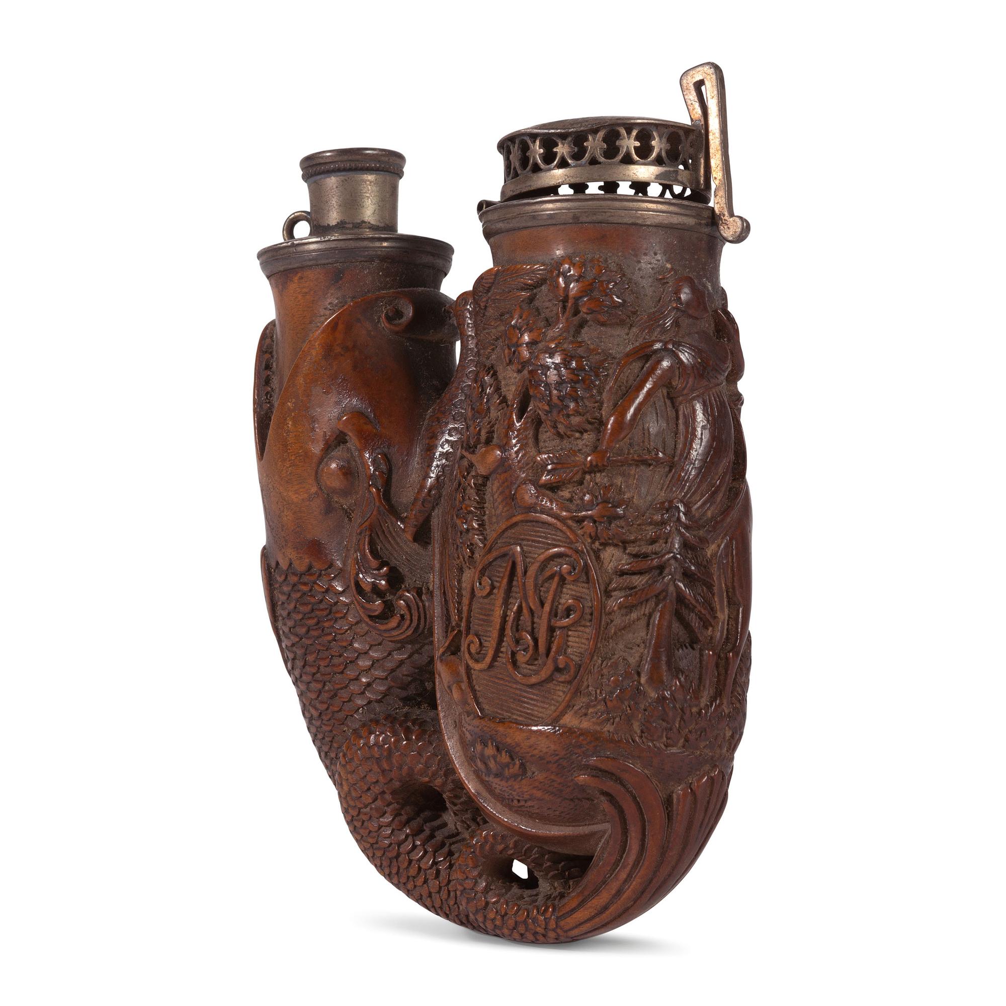 A Finely Carved German Black Forest Pipe