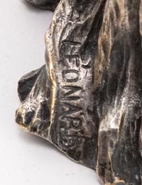 A Silvered Bronze Figure of Marguerite After Agathon Leonard