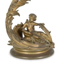 A Rococo Style Gilt Bronze Three-Light Wall Sconce and A Pair of Gilt Bronze Three-Light Candelabra — 19th Century