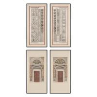 After Gaetano Savorelli — Four Plates from Le Logge di Raffaello