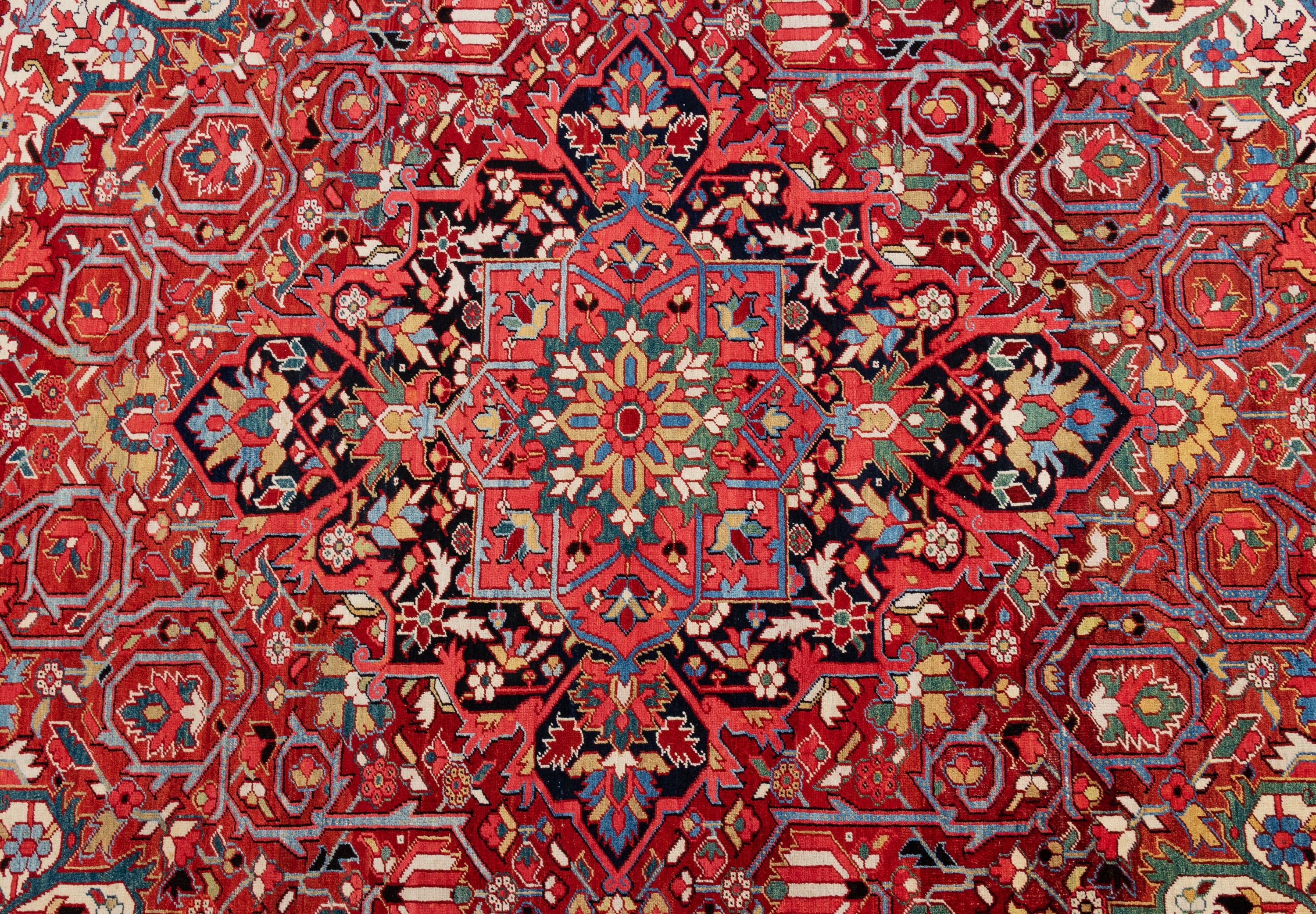 A Heriz Wool Rug