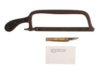 [CIVIL WAR]. Civil War-era medical items, including small knife or scalpel, possibly POW art.