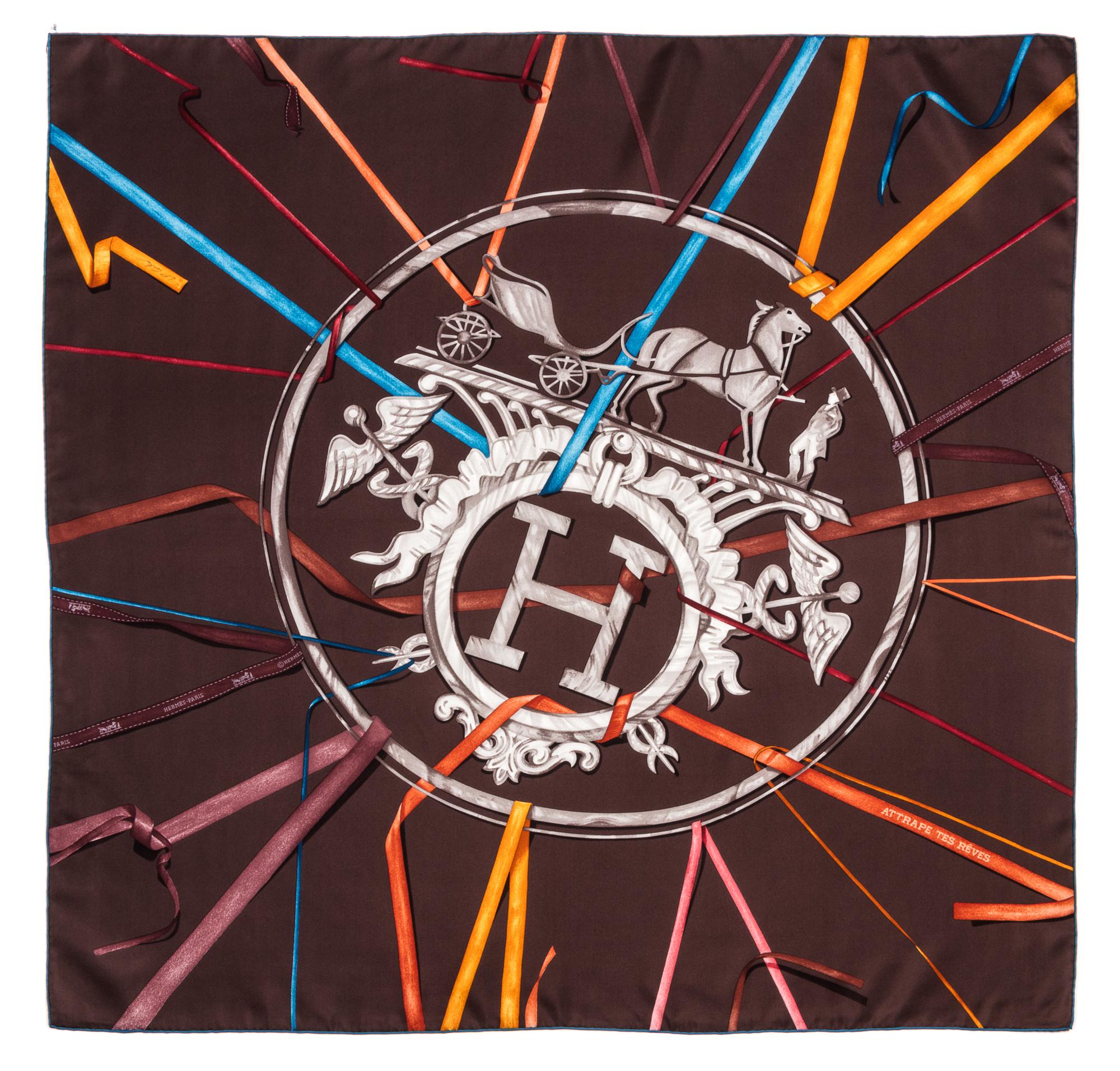 An Hermes 90cm Silk Scarf, 36"x36".