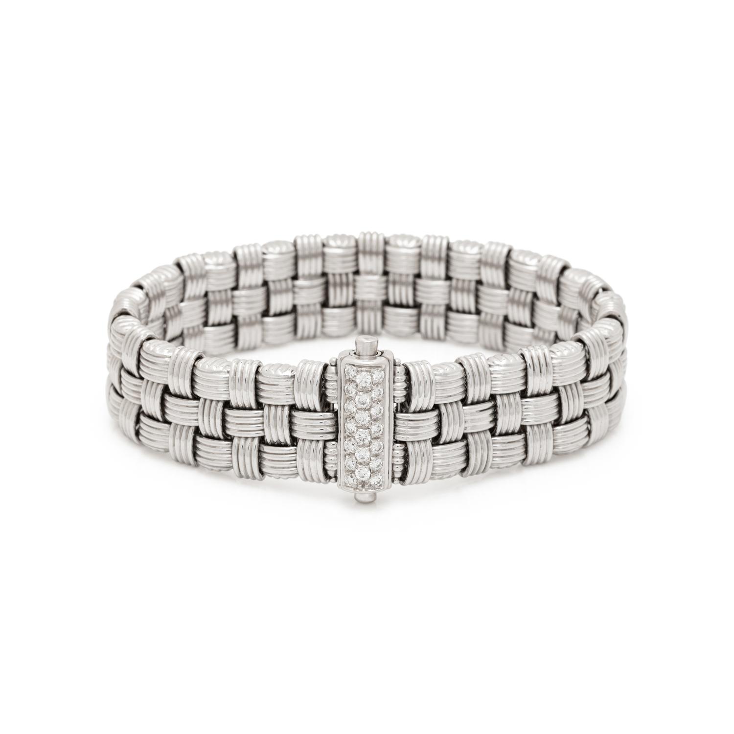 WHITE GOLD AND DIAMOND BRACELET
