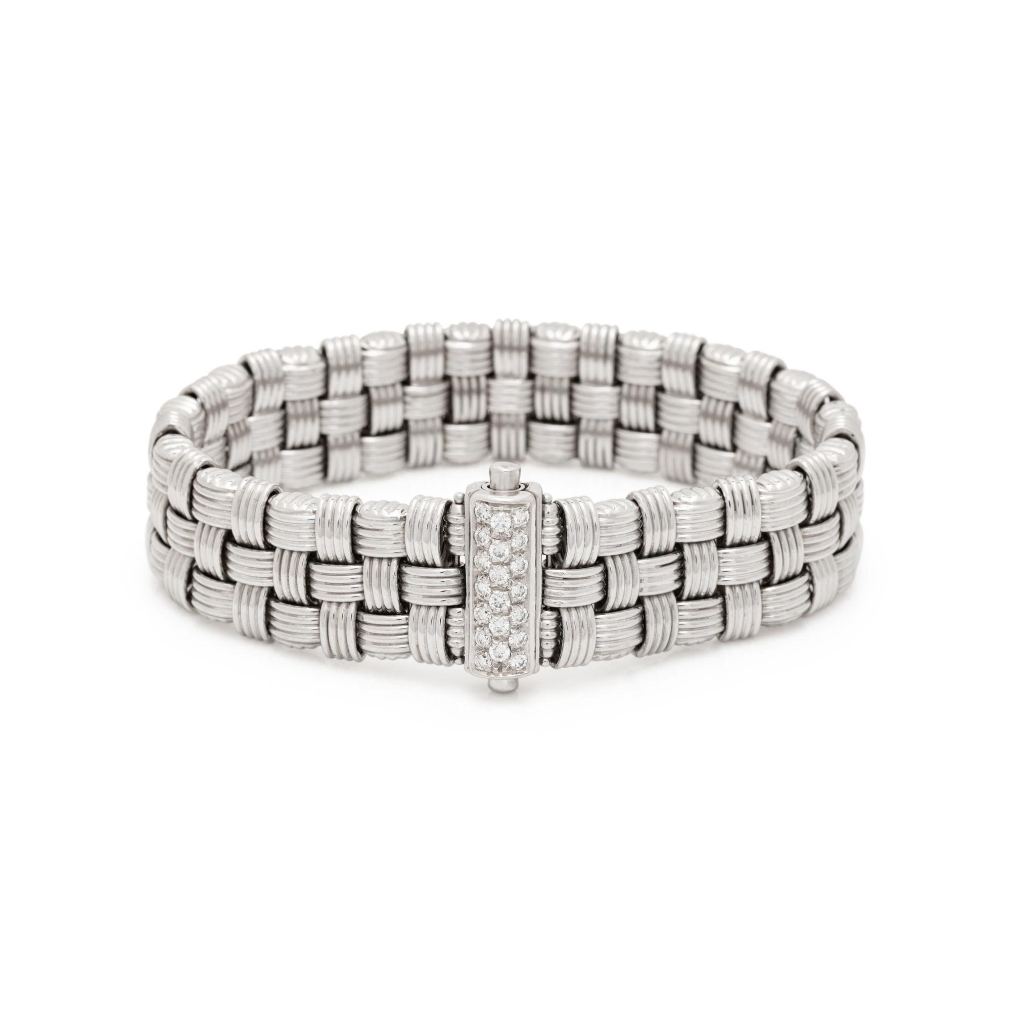WHITE GOLD AND DIAMOND BRACELET