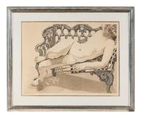 Nude on a Silver Bench , 1972