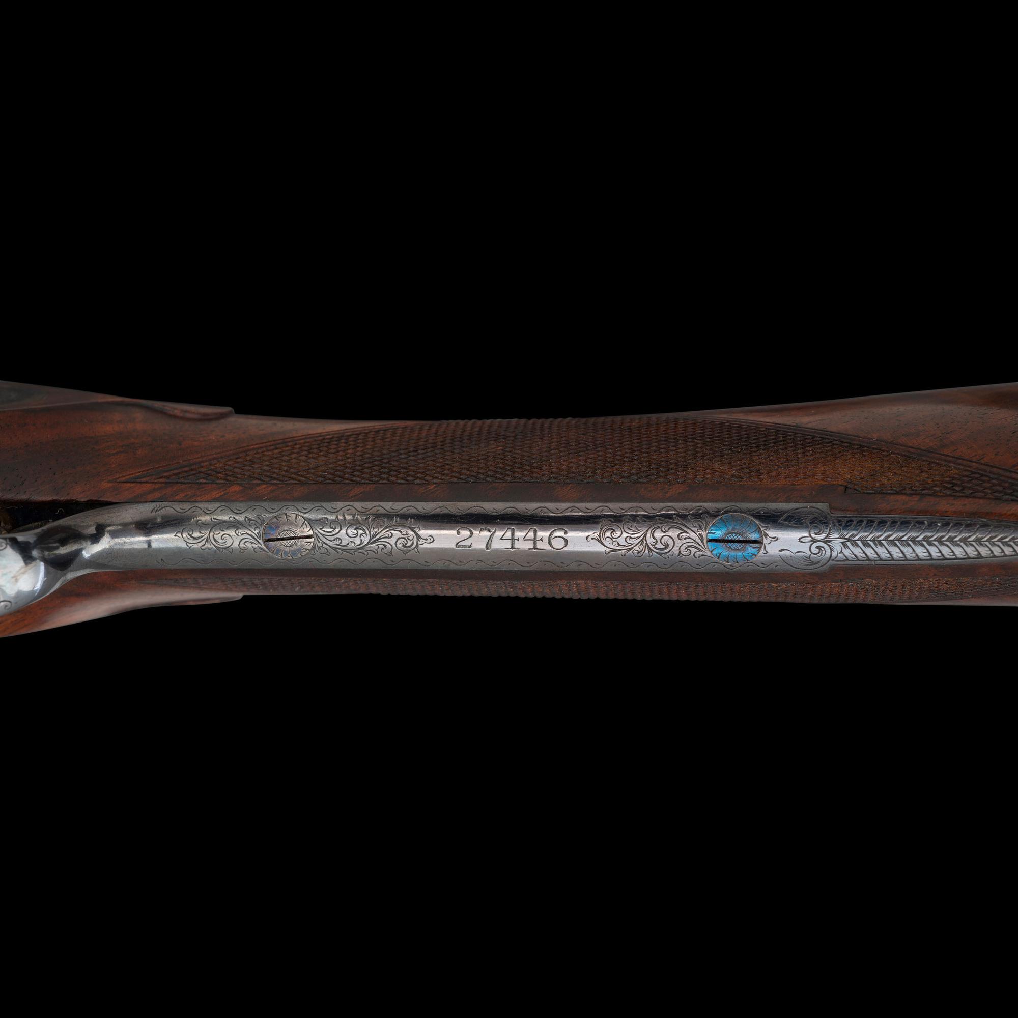 **A Pair of Consecutively Numbered James Purdey & Sons 20 Bore SxS Hammerless Shotguns Made for the Spanish Marquis de Villabragima, in Original Motor Case with Accessories