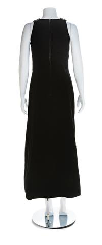 Mr Blackwell Black Velvet Evening Dress, 1950-60s No size label