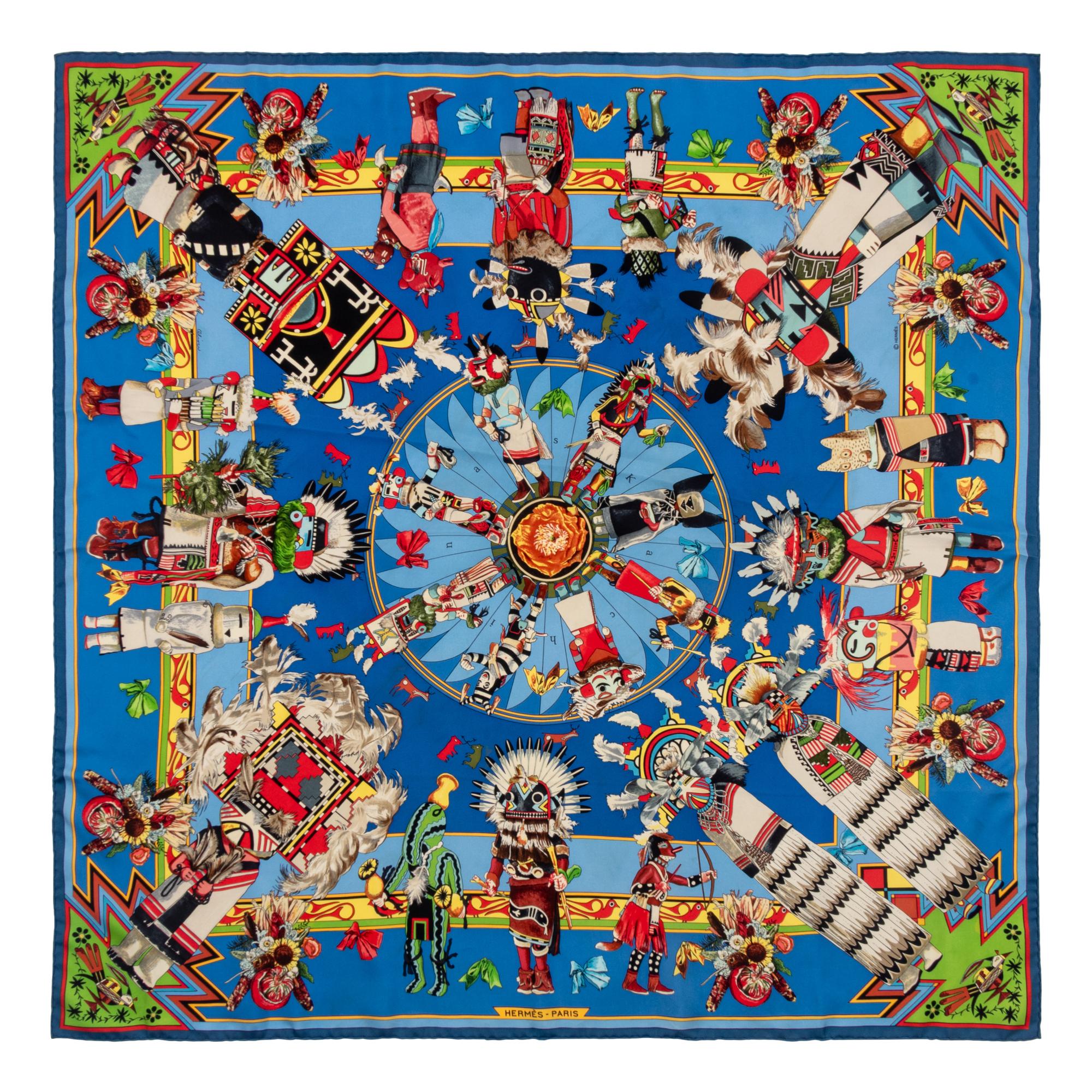 Hermès Kermit Oliver Scarf, 1992
