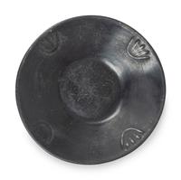 Santa Clara Blackware Pottery Plate