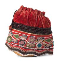 Maliseet Beaded Drawstring Bag
