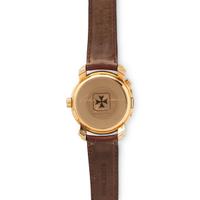 VACHERON & CONSTANTIN, REF. 42005 18K YELLOW GOLD 'MALTE DUAL TIME REGULATOR' WRISTWATCH