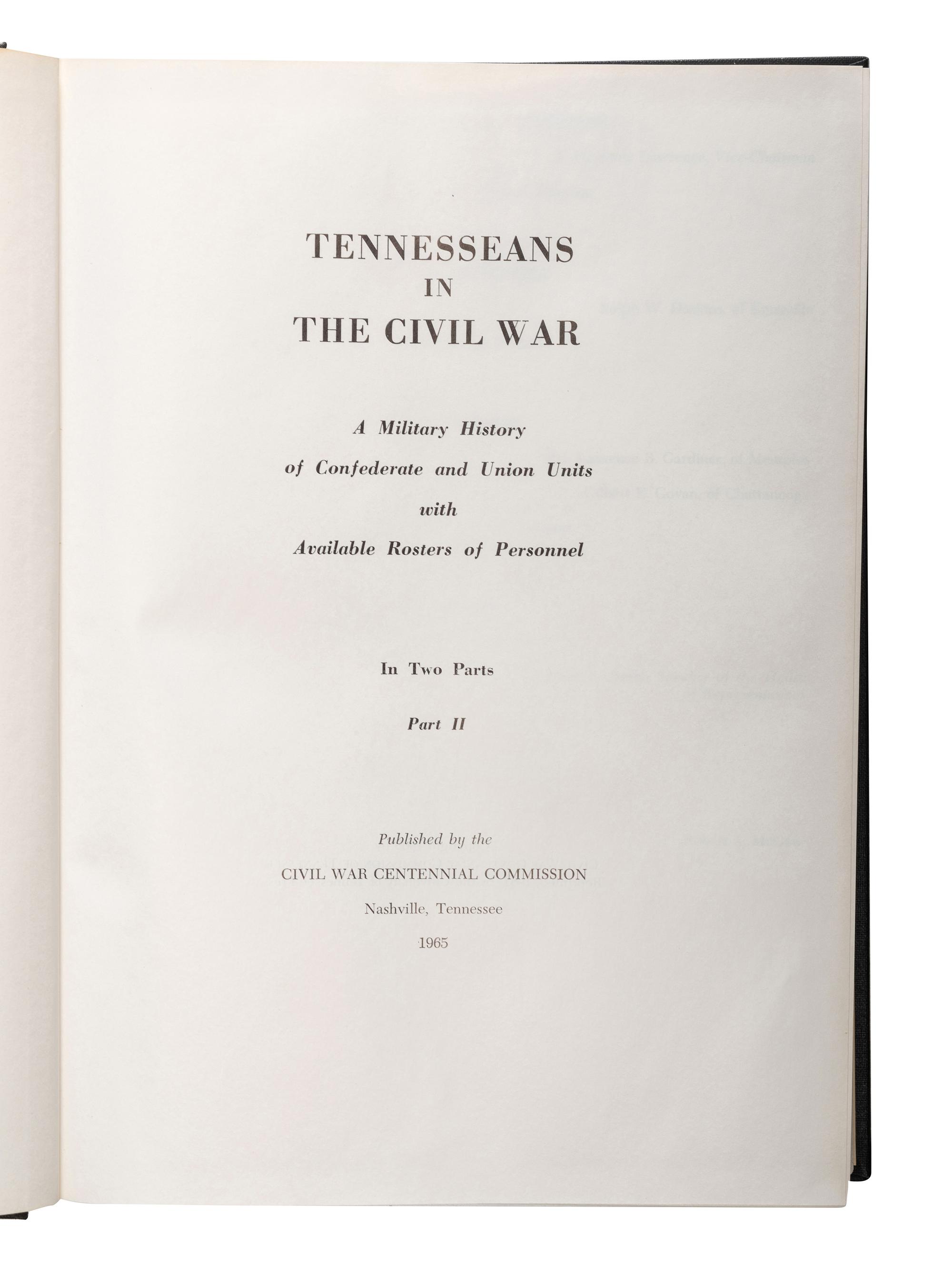 [CIVIL WAR - CONFEDERACY]. A group of reference books, including reprints of regimental rosters, comprising: