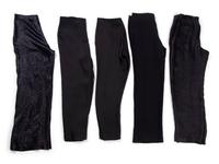 Nine Pairs of Designer Pants: Three Ralph Rucci, One Oscar de la Renta, One Carolina Herrera, and Four Giorgio Armani