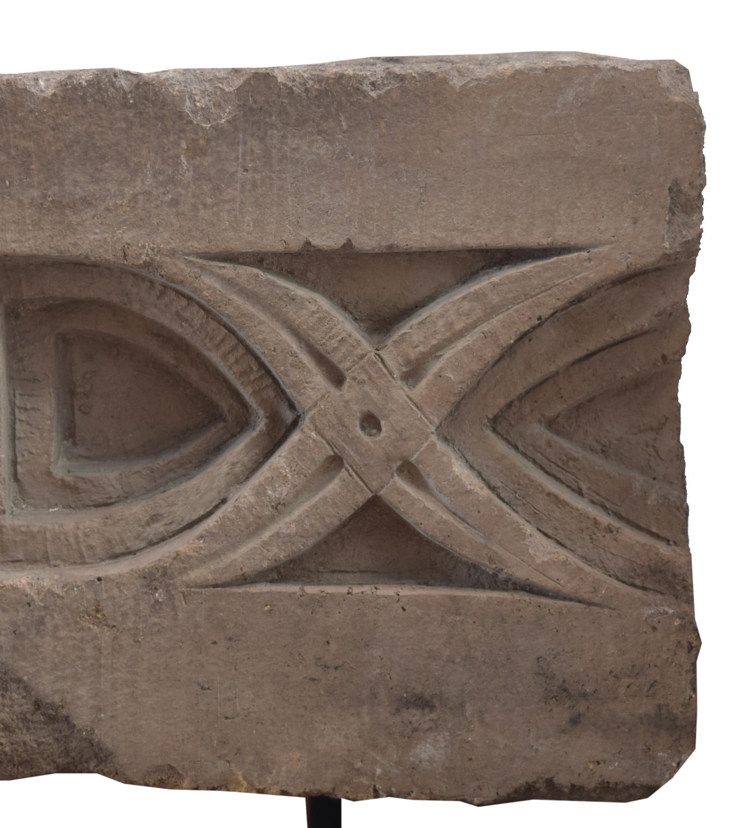 A Sullivan Designed Terra Cotta Facade Fragment from the Chicago Stock Exchange 20.5" W x 6" D x 12" H — United States, 1893