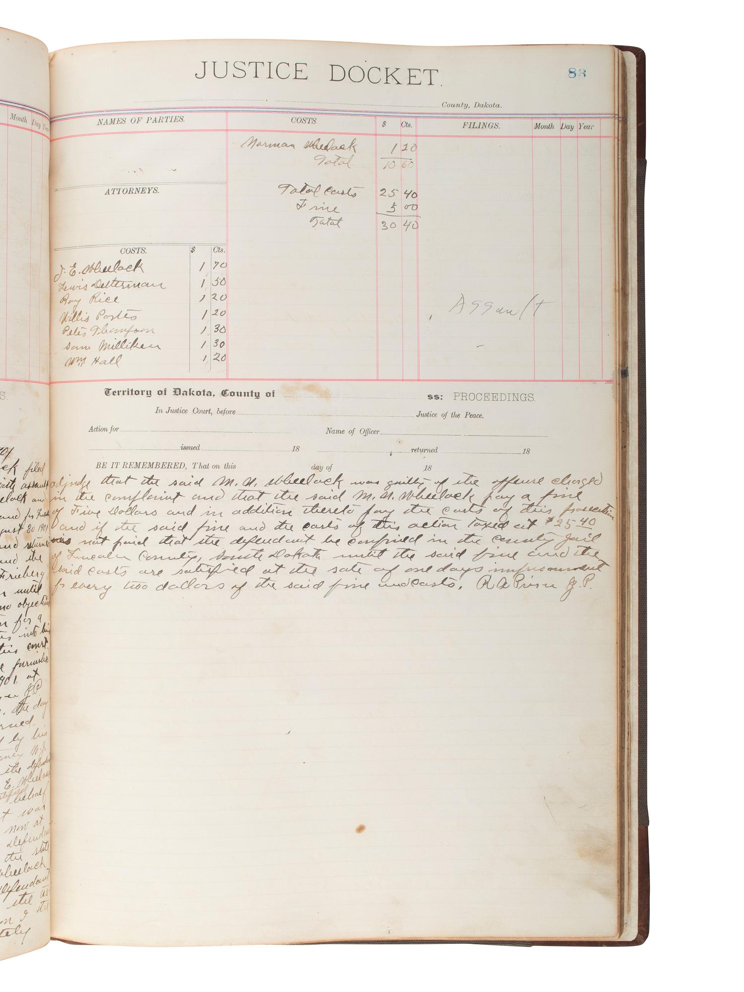 [NORTH DAKOTA-MINNESOTA]. 19th and early 20th-century diaries & ledgers regarding Upper Midwest.