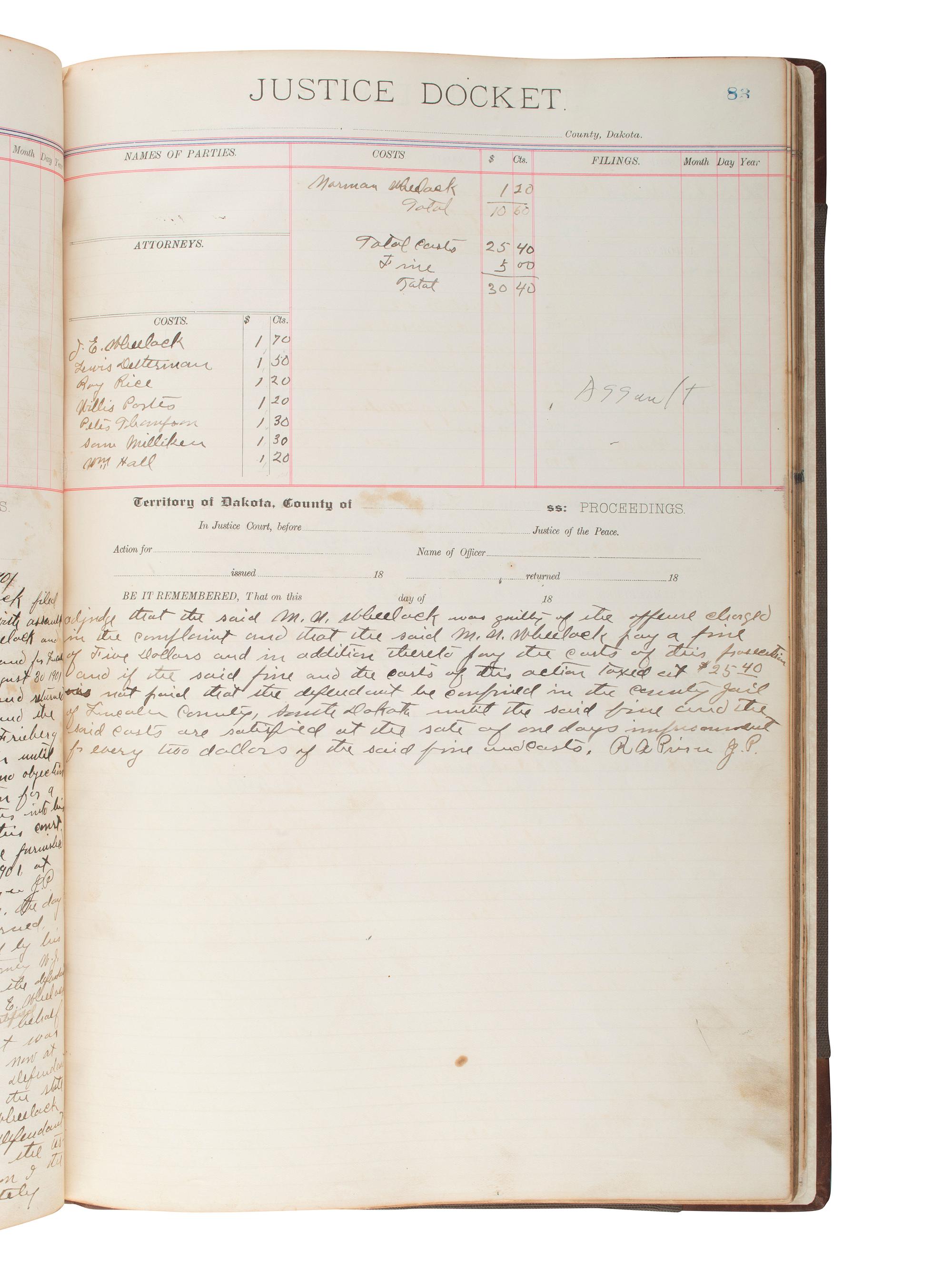 [NORTH DAKOTA-MINNESOTA]. 19th and early 20th-century diaries & ledgers regarding Upper Midwest.