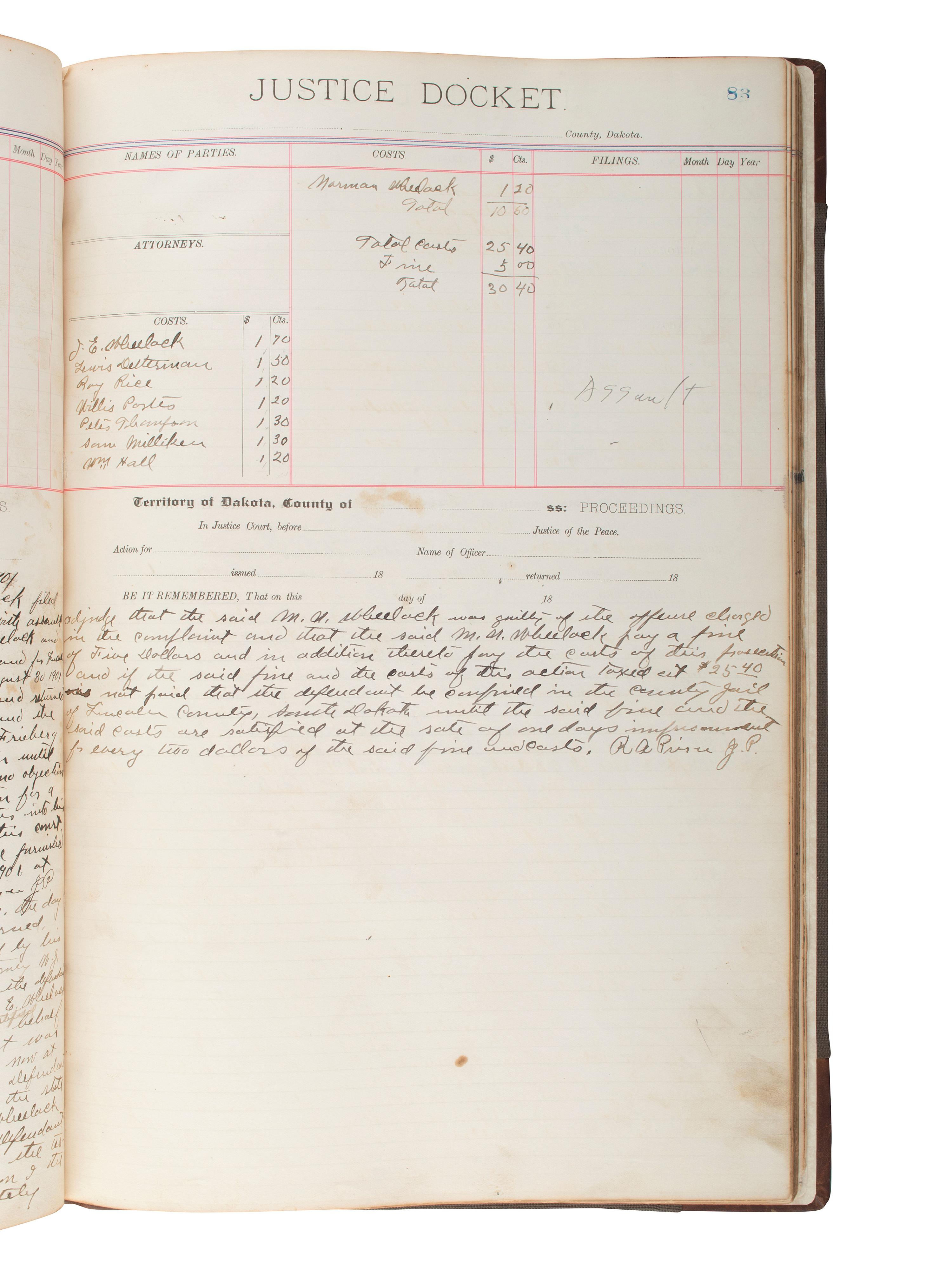 [NORTH DAKOTA-MINNESOTA]. 19th and early 20th-century diaries & ledgers regarding Upper Midwest.