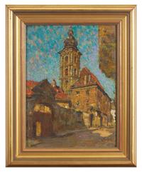 Church of Saint Jost in Cresky Krumlov , 1918