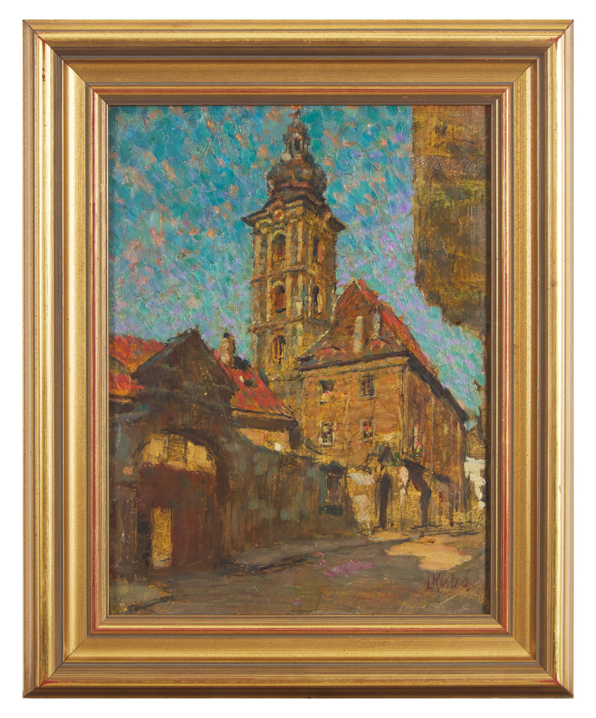 Church of Saint Jost in Cresky Krumlov , 1918