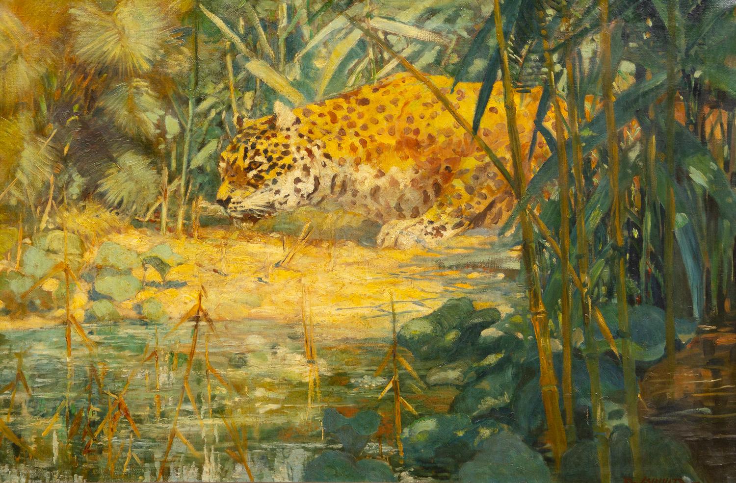 Preying Leopard