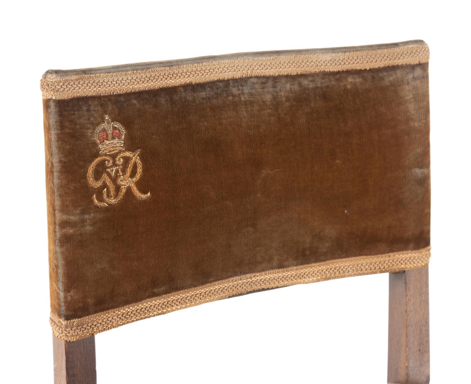 A King George VI Coronation Chair