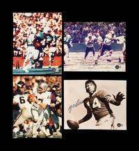 A Group of Over 30 Signed Autograph Football Hall of Fame Items (Beckett Authentication Services Certified),