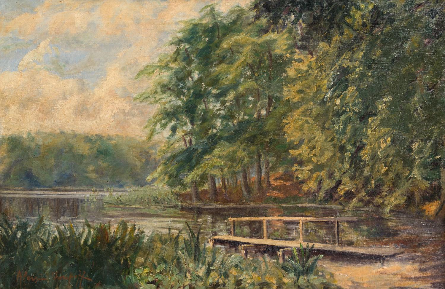Alessio Issupoff, (Russian, 1889-1957), Untitled (Landscape)