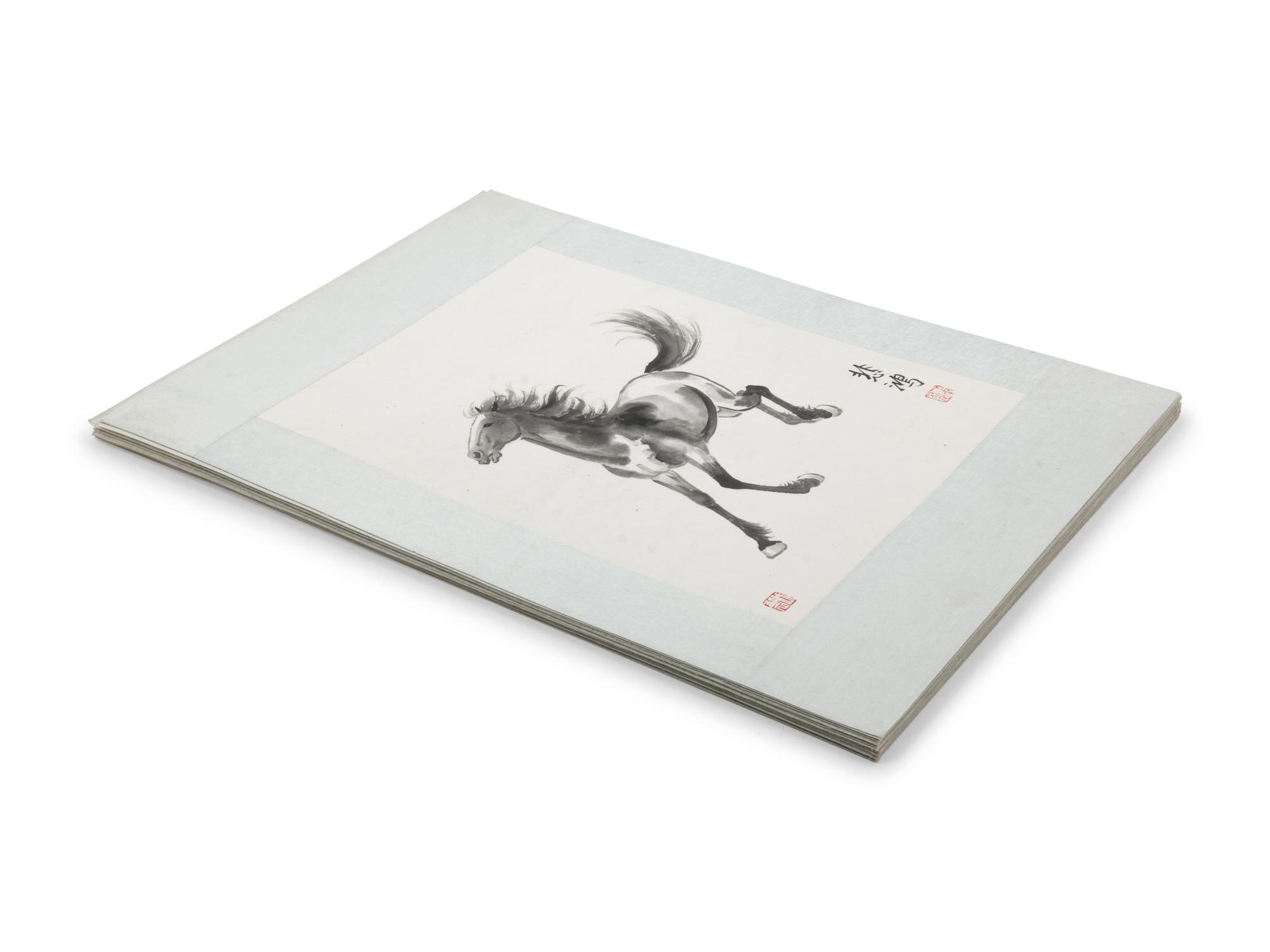 A Group of Chinese Prints After Xu Beihong (1895-1953)