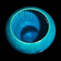 A Chinese Turquoise-Glazed Porcelain "Alms Bowl", 18th/19th Century 清中期 孔雀綠釉缽