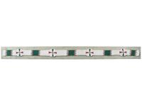 Sioux Beaded Hide Blanket Strip