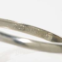 A Ladies 14K White Gold and Diamond Ring 1.44 Carat Old European Brilliant Diamond, GIA Certified