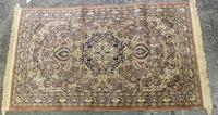 A Persian Wool and Silk Rug 5 feet 2 inches x 3 feet 1 inch. — SECOND HALF 20TH CENTURY