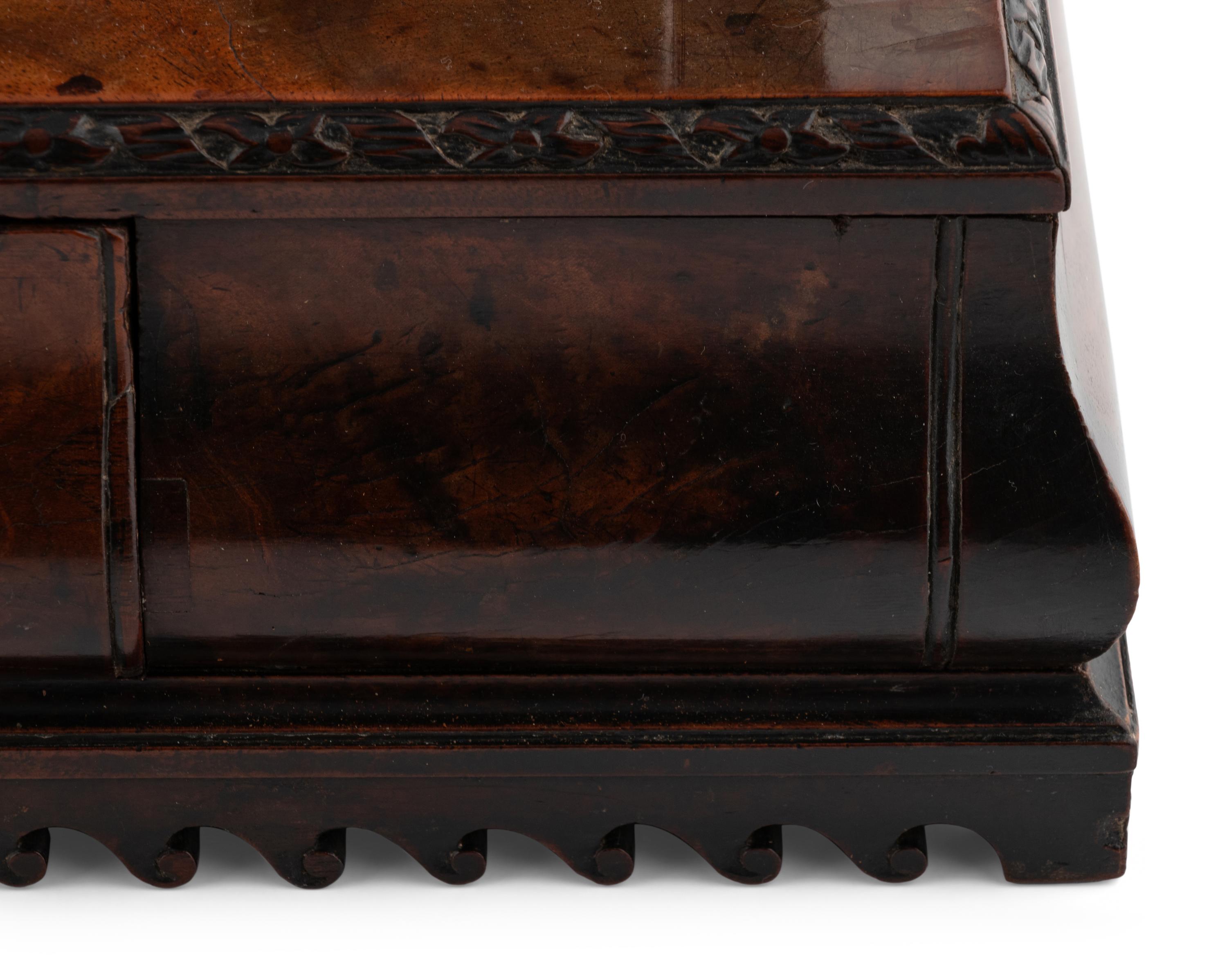 A George III Mahogany Dressing Mirror
