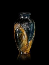 A Carved Tiger’s Eye Snuff Bottle