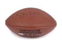 A Joe Montana Signed Autograph Football (Beckett Authentication Services BAS Certified and Upper Deck Authenticated),