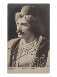 [19TH AND 20TH-CENTURY OPERA SINGERS]. A group of 6 photographs, cabinet photographs, cartes de visite, or photographic postcards of opera singers from the 1890s-1900s, most signed, comprising images of: