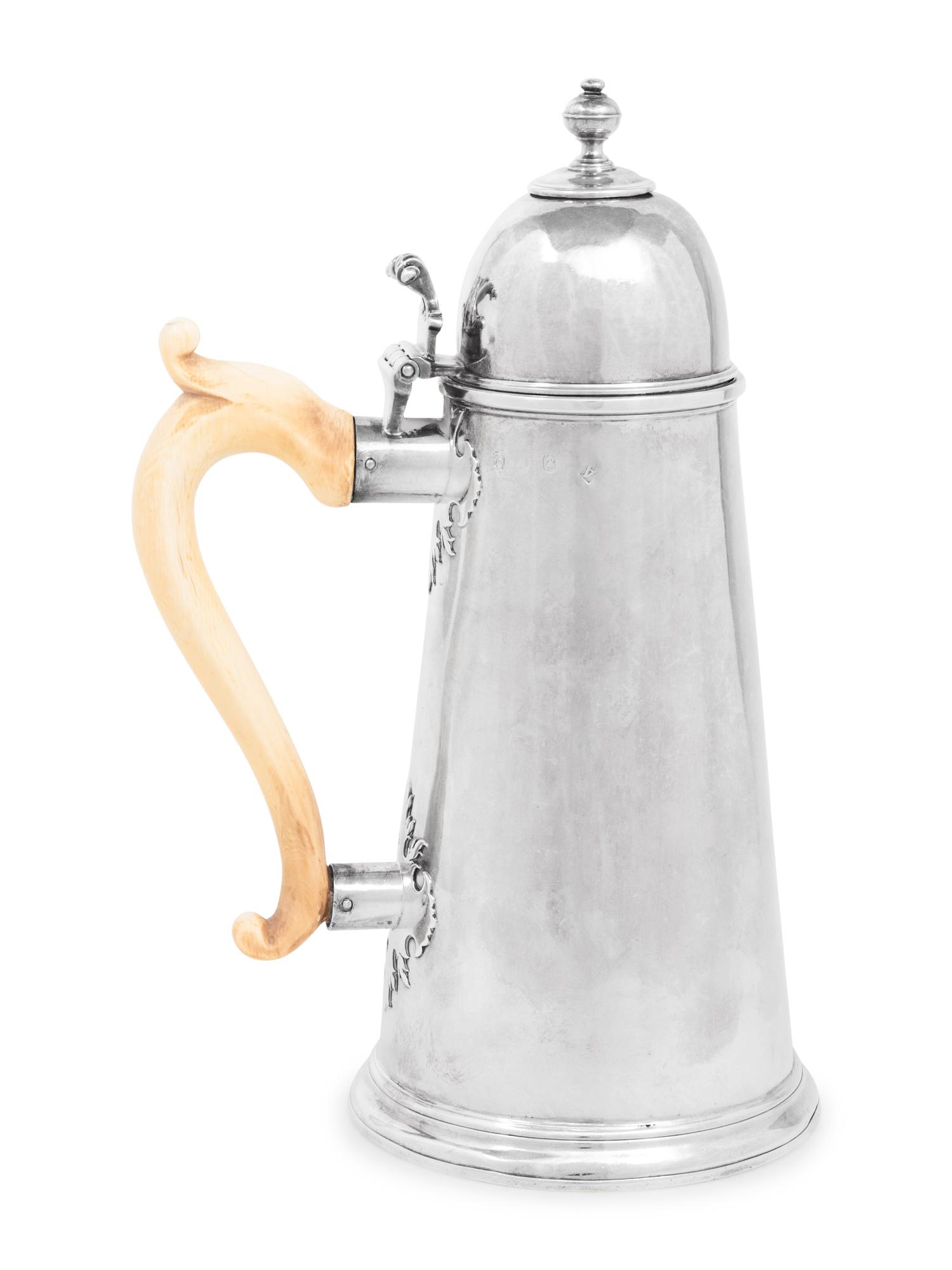 A George I Britannia Silver Coffee Pot