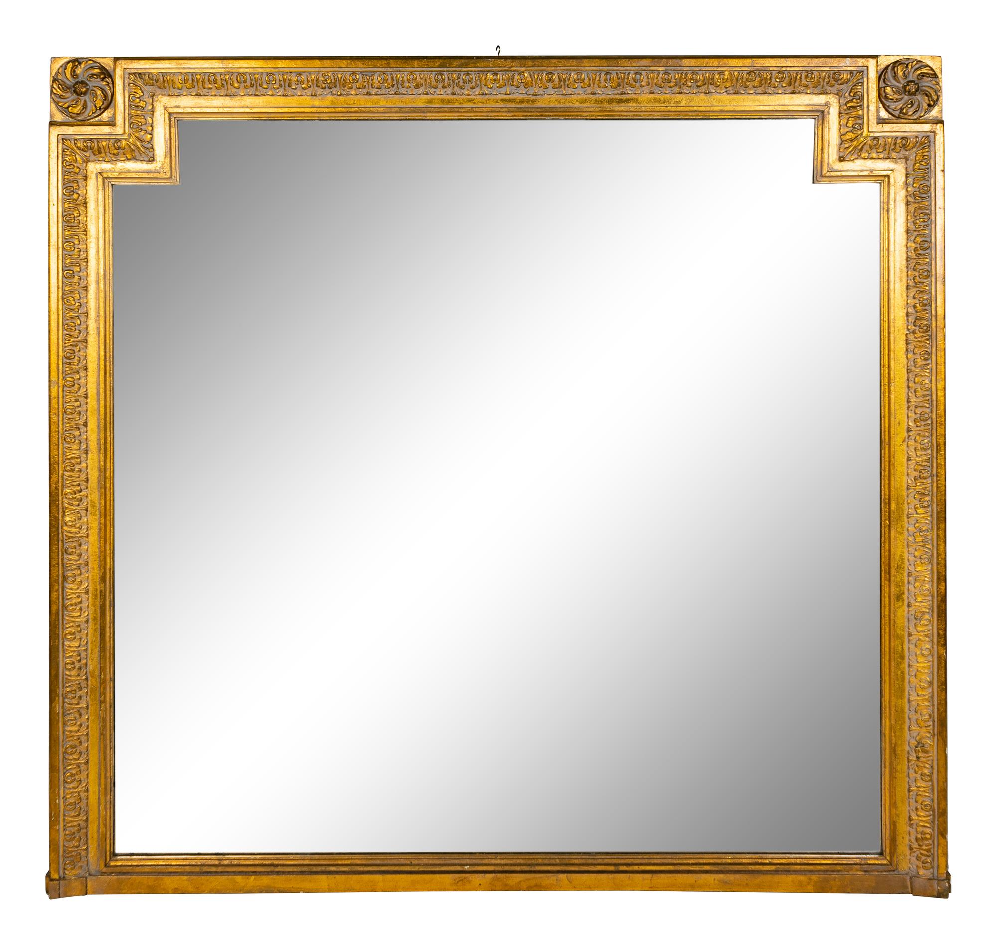 A Continental Giltwood Mirror
