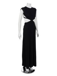 Geoffrey Beene Black Jersey Cutout Dress, Fall 1996