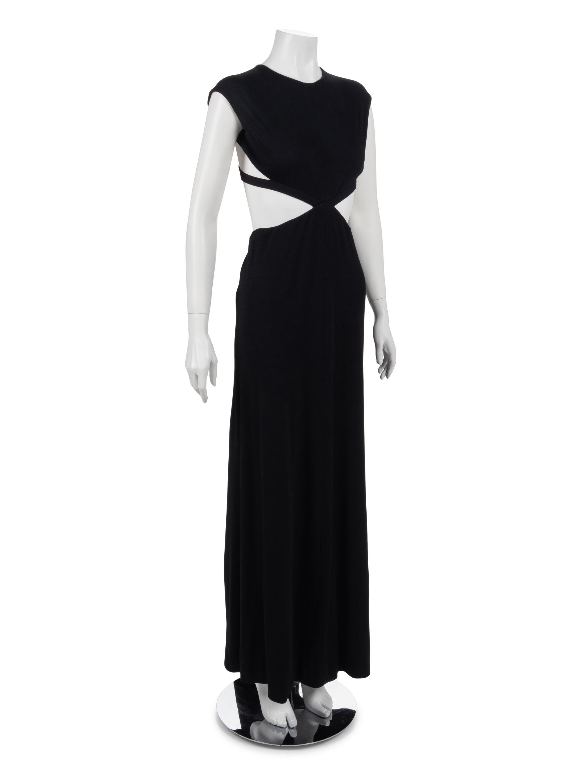 Geoffrey Beene Black Jersey Cutout Dress, Fall 1996