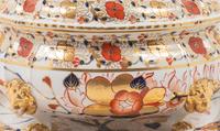 A Derby Porcelain Covered Tureen and Underplate